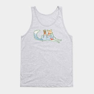 2 dogs and a cat Tank Top